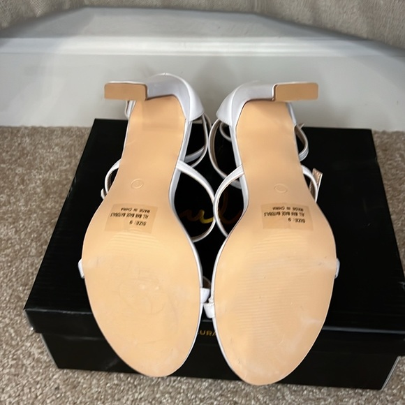 White Strappy Heels - Picture 3 of 7